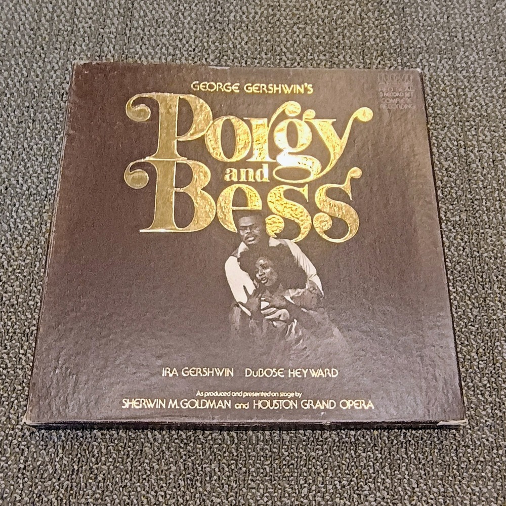 George Gershwin Porgy and Bess Houston Grand Opera RCA Red Seal 3 LP Box Set